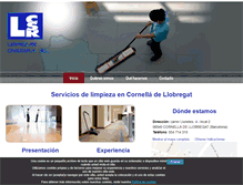Tablet Screenshot of limpiezascrissera.com